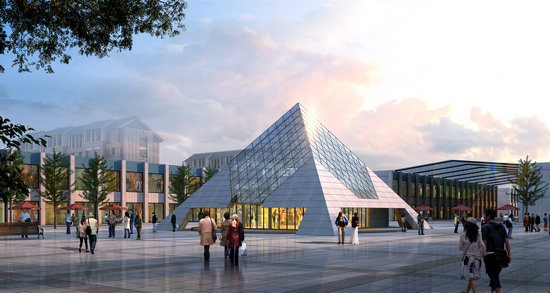 西城金字塔网架